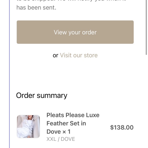 WAVERLES PLEATS PLEASE BRIDAL SET • SZ XXL - Picture 8 of 8